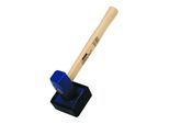 Idealspaten Plattenlegerhammer Sieger 1,5 kg eckig + anvulkanisierter Gummiaufsatz (WEG2053701)