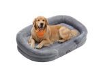 FEANDREA Hundebett, Hundekissen, abnehmbarer, waschbarer Bezug, rutschfest M-XL XL