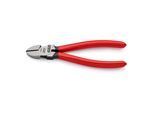 KNIPEX 70 01 160 Seitenschneider mit Kunststoff überzogen schwarz atramentiert 160 mm)