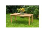 Gartentisch MERXX, braun (holzoptik), B:100cm H:75cm T:180cm, Tische, Gartentisch, 100x260 cm