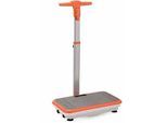 Vibrationsplatte MEDIASHOP "VIBROSHAPER", orange (orange, anthrazit), VibrationsplattenB:38,5cm H:12cm L:62,5cm, mit abnehmbarer Haltestange, B:38,5cm H:12cm L:62,5cm