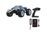 RC-Monstertruck JAMARA "Tiger Ice Monstertruck BL 4WD", blau (blau, schwarz), Fernlenkfahrzeuge, KinderB:33,5cm H:20,5cm, 1:10, 2,4 GHz, mit LED, B:33,5cm H:20,5cm