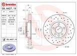 BREMBO Bremsensatz, Scheibenbremse sg00000enc Hinterachse Gelocht 300mm 11mm für Ford (CHANGAN) Volvo ASIA LAND ROVER