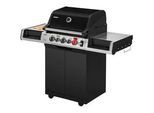 Gasgrill ENDERS "UNIQ 3 IK CRUSTER", schwarz, B:145cm H:120cm T:65,5cm, Grills, Keramikbrenner sorgt für 800C Infrarot-Oberhitze im Grill