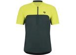 Radtrikot ZIENER "NARIUS-Z", Herren, Gr. 50, bitter lemon, Obermaterial: 85% Polyester, 15% Baumwolle; Obermaterial 2: 100% Polyester, Trikots