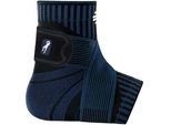 Sprunggelenkbandage BAUERFEIND "Sports Ankle Support links", Gr. XXL, blau (navy), Obermaterial: 57% Baumwolle, 41% Polyester, 2% Elasthan, Bandagen