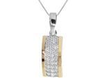 Kette mit Anhänger OSTSEE-SCHMUCK "Ostsee-Schmuck Kette mit Anhänger Sunny Exklusiv" Gr. 45, silber, Halsketten, Damen, 45cm, Silber 925 (Sterlingsilber), L: 42