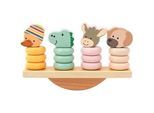 Stapelspielzeug STERNTALER "Balancierspiel Holz", natur, Stapelspielzeug, BabyB:17cm H:11cm T:4cm, Holz, FSC - schützt Wald, B:17cm H:11cm T:4cm