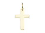 Kreuzanhänger LUIGI MERANO "Kreuz, Gold 375", gold, Schmuckanhänger, Damen, onesize, Gelbgold 375