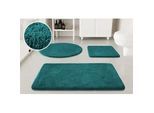 OTTO home "Neele" Höhe 20 mm rutschhemmend beschichtet schnell trocknend Badteppich, getuftet, modern, Uni, antirutsch, flauschig, Hochflor