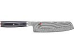 Gemüsemesser MIYABI "Miyabi 5000FCD Nakiri", schwarz, Klingenlänge 17cm, Spezialklingenstahl, Stahl, Kochmesser, Klingenlänge 17 cm, FRIODUR eisgehärtete Klinge