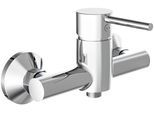Duscharmatur SCHÜTTE "Laurana", grau (chrom), B:19,2cm H:11,6cm T:12cm, Messing, Armaturen, Wasserhahn Bad, Mischbatterie Dusche in Chrom