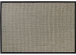 Sisalteppich DEKOWE "Brasil", schwarz, B:133cm H:6mm L:190cm, Sisal, Teppiche, Sisalteppich, Flachgewebe, Obermaterial: 100% Sisal, mit Bordüre, Wohnzimmer