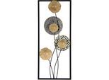 Wandbild I.GE.A., gold (farbe bild(er): goldfarben), B:25cm H:61cm, Metall, Bilder, Wandbild