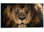 Kunstdruck REINDERS "Löwe", braun (farbe bild(er): braun), B:118cm H:70cm T:2cm, MDF, Bilder, Kunstdruck