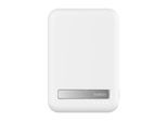BELKIN Powerbank "BoostCharge Pro Qi2 10K", weiß, 3,85 V 10.000mAh, Akkumulatoren, iPhone 17/Air/16/15/14, Pixelsnap, Powerbank