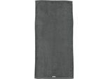 Duschtuch ROSS "Sinfonie", grau (schiefer), B:70cm L:140cm, Frottier, Obermaterial: 100% Baumwolle, Handtücher, Duschtuch, in modernen Unifarben