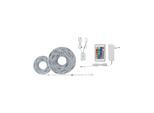 PAULMANN LED-Streifen "SimpLED Strip Set 7,5m RGB 26W 230/12V DC Weiß Metall Kunststoff", weiß, Flammen 1 Stk., Gesamtlänge 9,27m, Lichterketten, LED-Streifen