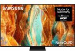 SAMSUNG QLED-Fernseher "GQ75QN70FAU QLED Mini LED-Fernseher", Energieeffizienz: D, schwarz, 75 ″, Fernseher, Neo Quantum HDR, 4K AI Upscaling, Gaming Hub, Motion Xcelerator 144Hz, QLED-Fernseher