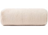 Nackenrolle GÖZZE "Uni Flausch Kissenrolle LaPit", beige (creme), B:60cm H:19cm L:20cm, Polyester, Funktionskissen, Nackenrolle