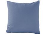 Kissenbezug PRIMERA "Primera Mako-Feinjersey Kissenbezug im Doppelpack", blau, B:40cm L:40cm, Feinjersey, Obermaterial: 100% Baumwolle, Kissenbezüge, Kissenbezug, In vielen Uni-Tönen
