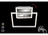 BRILONER LEUCHTEN LED Deckenleuchte "FRAME", silber (weiß, neutral), Leuchten, LED Deckenleuchte
