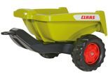 Kinderfahrzeug-Anhänger ROLLY TOYS "CLAAS", grün, Spielfahrzeug-Anhänger, KinderB:46,5cm H:34cm L:56cm, Kunststoff, Kinderfahrzeug-Anhänger, für Trettraktoren, B:46,5cm H:34cm L:56cm