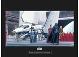 Bild KOMAR "Star Wars Classic RMQ Death Star Shuttle Dock", bunt (farbe bild(er): bunt), B:40cm H:30cm, Holz, Papier, Bilder, Bild, Wandbild zur Dekoration im Kinderzimmer - ohne Rahmen