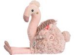 Kuscheltier FEHN "Lazy, Crazy & Pink, Einschlafhilfe Flamingo", rosa (rose), Plüschfiguren, KinderB:14cm H:6,8cm L:32cm, Plüsch, Softvelour, Kuscheltier, B:14cm H:6,8cm L:32cm