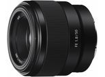 SONY Objektiv "SEL-50F18F E-Mount Vollformat", schwarz, Ø:6,86cm, Objektive, FE 50mm F1.8 Vollformat E-Mount (APS-C-kompatibel mit 75mm), Objektiv