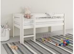 Kinderbett OTTO HOME "Tide", Halbhochbett, zertifiziertes Massivholz", weiß, B:95,4cm H:83cm L:166cm, Betten, Kinderbett, aus massiver Kiefer, FSC-zertifiziert