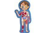Puzzle HAPE "Mein Körper", bunt, Puzzles, KinderB:100cm H:2cm T:50cm, Holz, Papier, Puzzle, mit 3D-Effekt, B:100cm H:2cm T:50cm