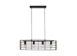 JUST LIGHT Pendelleuchte "DRAIN", schwarz, 4, 1 Stk., Leuchten, ExklusiveE27, Pendelleuchte