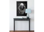 Wandbild KOMAR "Moon Knight Darkness Ahead", schwarz (farbe bild(er): schwarz, weiß), Disney, 1 Stk., Vlies, Bilder, Wandbild, 50 x 70 cm (Breite x Höhe) - Kinderzimmer, Dekoration