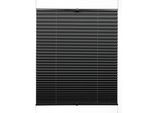 Plissee GARDINIA "Concept Thermo", schwarz, B:80cm H:210cm, Obermaterial: 100% Polyester, Plissees, Plissee, verschraubt, Innovative Träger- und Montagetechnik