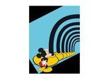 Bild KOMAR "Mickey Mouse Foot Tunnel", bunt (farbe bild(er): bunt), B:40cm H:50cm, Holz, Papier, Bilder, Bild, Wandbild zur Dekoration im Kinderzimmer - ohne Rahmen