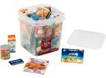 Kaufladensortiment KLEIN "Große Box mit Kaufladenzubehör", bunt, Kaufladensortimente, Kinder, Kunststoff, Papier, Kaufladensortiment