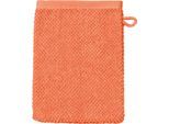 Waschhandschuh ROSS "SELECTION", orange, B:16cm L:21cm, Frottier, Handtücher, Waschhandschuh, 100 % Bio-Baumwolle