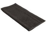Seiftuch WEWO FASHION "9518S", grau (anthrazit), B:30cm L:30cm, Frottee, Waschlappen, Seiftuch, saugstark