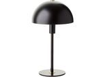 Tischleuchte "Linnea Pilz Lampe", schwarz (schwarz matt), 1, Ø 20,5cm H: 35,5cm, 1 Stk., LEGER HOME BY LENA GERCKE, Leuchten, Pilzleuchte, Tischlampe, Metallsockel, Höhe 35,5 cm, Tischleuchte