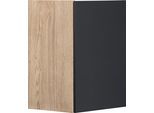 Hängeschrank OPTIFIT "Roth", schwarz (anthrazit, wildeichefarben), B:40cm H:57,6cm T:34,6cm, Schränke, Hängeschrank, Breite 40 cm