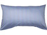 Kissenbezug JANINE "Modernclassic", blau (hellblau), B:80cm L:40cm, Mako-Satin, Obermaterial: 100% Baumwolle, Kissenbezüge, Kissenbezug, mit Streifen