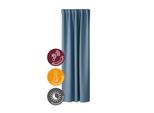 Vorhang HOMING "Galdin" Gr. 1, blau (bleu), B:140cm H:245cm, Polyester, Gardinen, Vorhang, Verdunklungsvorhang, blickdicht, Thermo, Energiesparend, Topseller