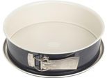 Springform "Back-Trend", schwarz (anthrazit, cremefarben), Ø:28cm, Stahlblech, DR. OETKER KÜCHENHELFER, Küchenformen, Springform, Flachboden
