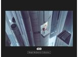 Bild KOMAR "Star Wars Classic RMQ Escape Plan", bunt (farbe bild(er): bunt), B:40cm H:30cm, Holz, Papier, Bilder, Bild, Wandbild zur Dekoration im Kinderzimmer - ohne Rahmen