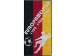 Badetuch DYCKHOFF "Europameister", bunt, B:70cm L:140cm, Zwirnfrottee, Obermaterial: 100% Baumwolle, Handtücher, Badetuch