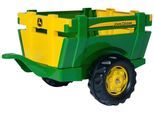 Kinderfahrzeug-Anhänger ROLLY TOYS "John Deere", grün, Spielfahrzeug-Anhänger, KinderB:46cm H:37cm L:62cm, Kunststoff, Kinderfahrzeug-Anhänger, für Trettraktoren, B:46cm H:37cm L:62cm