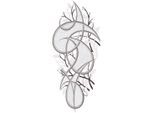 Fensterbild "Fensterbild "Ornament" farbig", bunt, B:15cm H:35cm, Polyester, W. REUTER & SOHN - PLAUENER SPITZE, Fensterbilder, Fensterbild