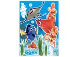 Wandtattoo KOMAR "Dory and Friends - Größe 50 x 70 cm", bunt, B:50cm H:70cm, Folie, Wandtattoos, Wandtattoo, selbstklebend, Wandsticker, Kinderzimmer