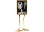 Einzelrahmen KARE DESIGN "Bilderrahmen Duck Feet Horizont", gold (goldfarben), B:19cm H:38,5cm T:9,5cm, Glas, MDF, Stahl, Bilderrahmen, Einzelrahmen